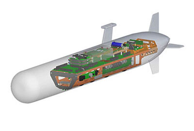 Klein AUV/UUV System 3500 side scan sonar